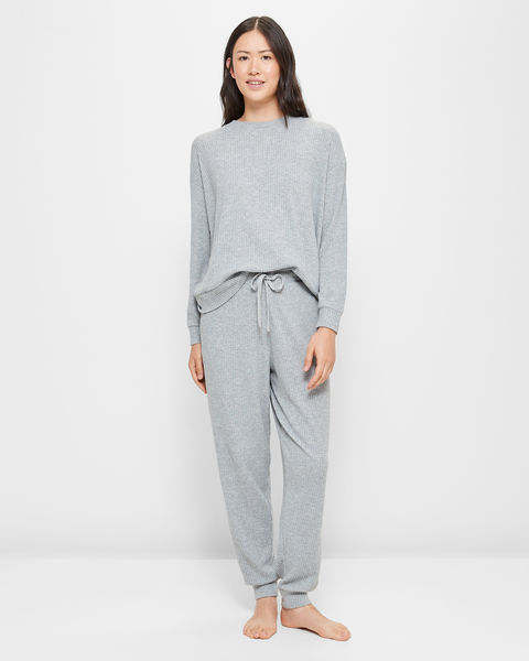 Cosy Rib Knit Sleep Jogger Pants | Target Australia