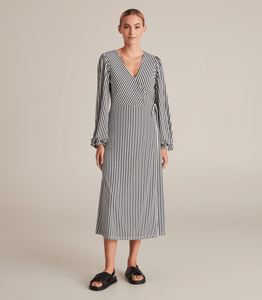 Preview Long Sleeve Wrap Dress Target Australia