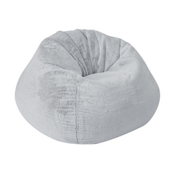 Grey Faux Fur Bean Bag Anko Target Australia