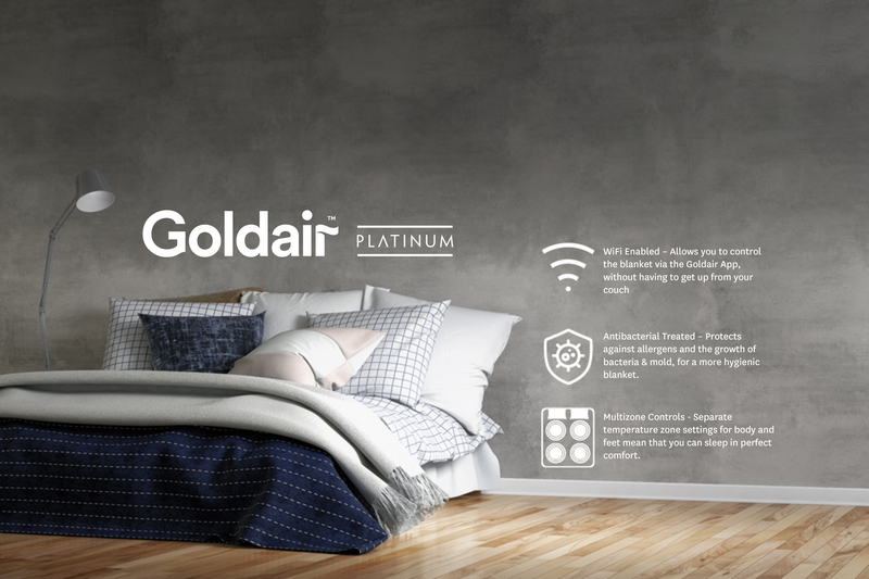 Goldair flat electric online blanket