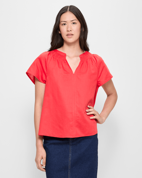 Linen Blend Top