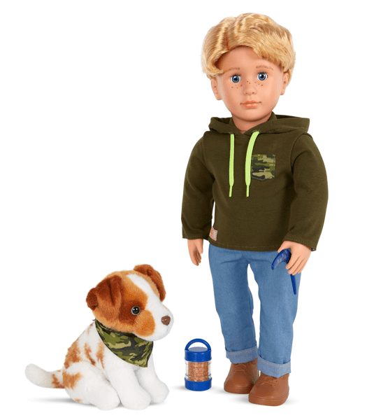Our Generation Elliot 18-inch Boy Doll Pet
