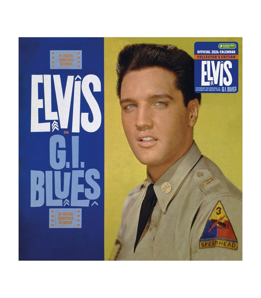 Elvis 2024 Square Collectors Edition Record Sleeve Calendar Target