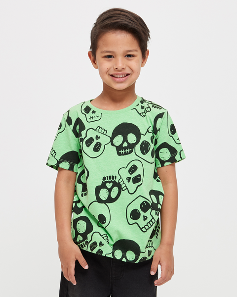 Halloween Skull T-shirt | Target Australia