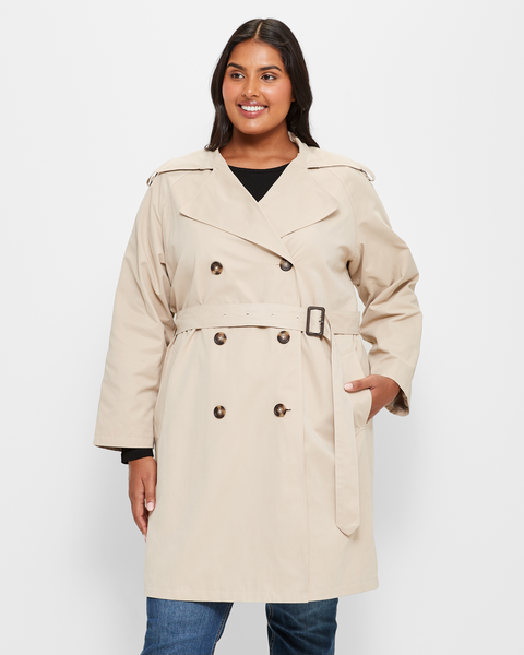 Plus Size Trench Coat | Target Australia