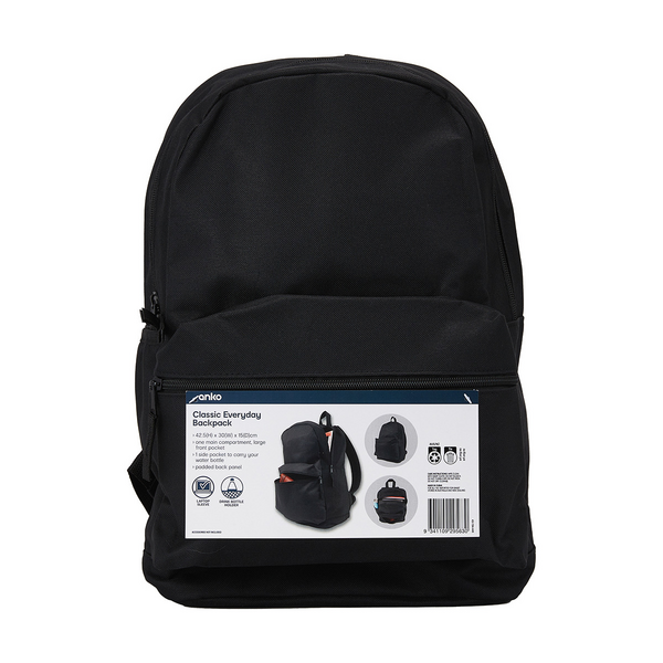 Black backpack kmart online