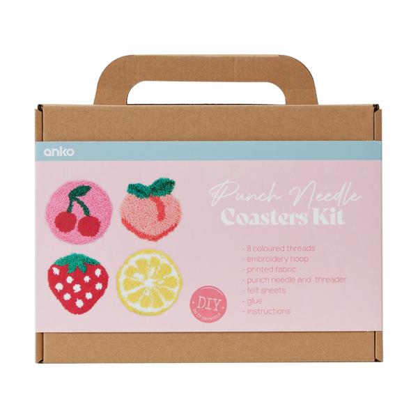 Punch Needle Coasters Kit Anko Target Australia