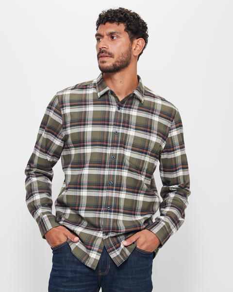 Long Sleeve Flannelette Shirt | Target Australia