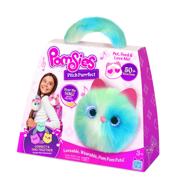 Pomsies Pitch Purrfect Plush Toy Assorted Target Australia