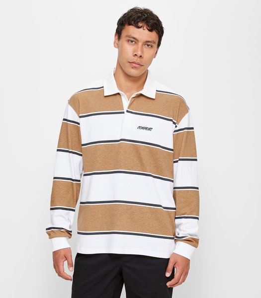 Rugby Polo Shirt - Commons - Brown | Target Australia