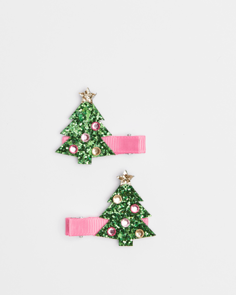 Kids Christmas Tree Hair Clips Target Australia