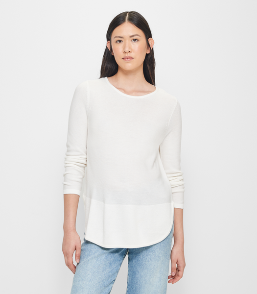 Stitch Curve Hem Jumper | Target Australia