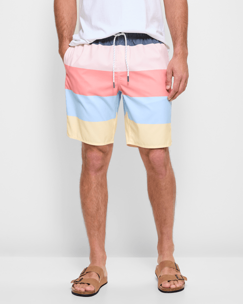 Collegiate Stripe Boardshort