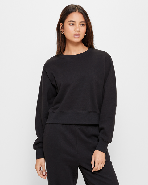 Oversized Crew Fleece Jumper - Lily Loves | Target Australia