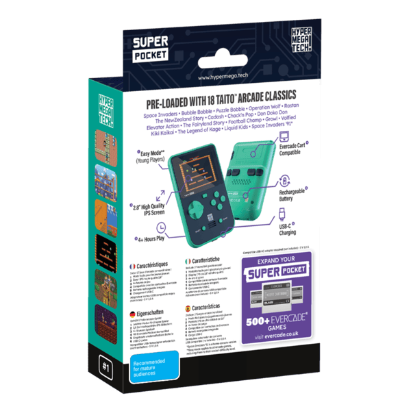 その他 Evercade TAITO Super Pocket Evercade Taito Super Pocket | Target Australia