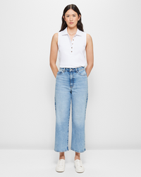 Target wide leg crop on sale jeans