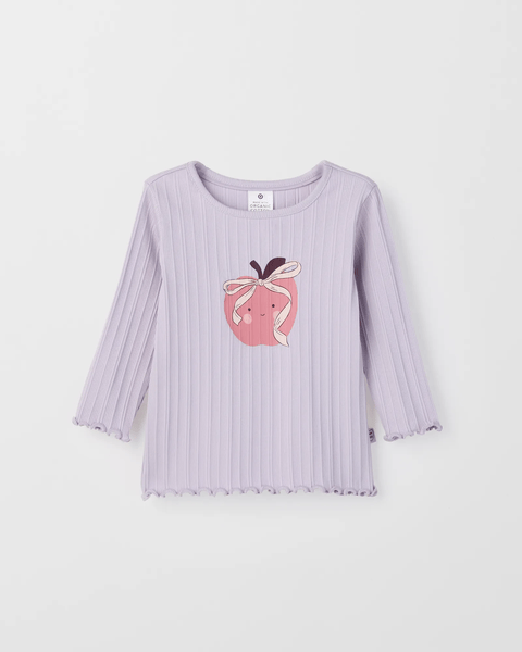 Baby Organic Cotton Long Sleeve Rib T-Shirt | Target Australia