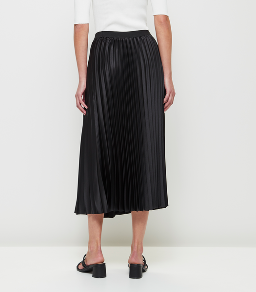 Black pleated midi outlet skirt target