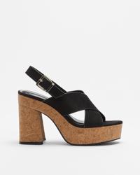 Black nubuck-like