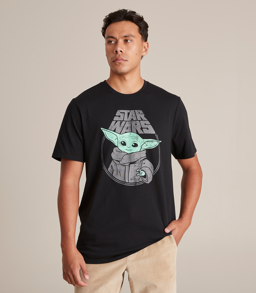 Star Wars Baby Yoda Print T-Shirt | Target Australia