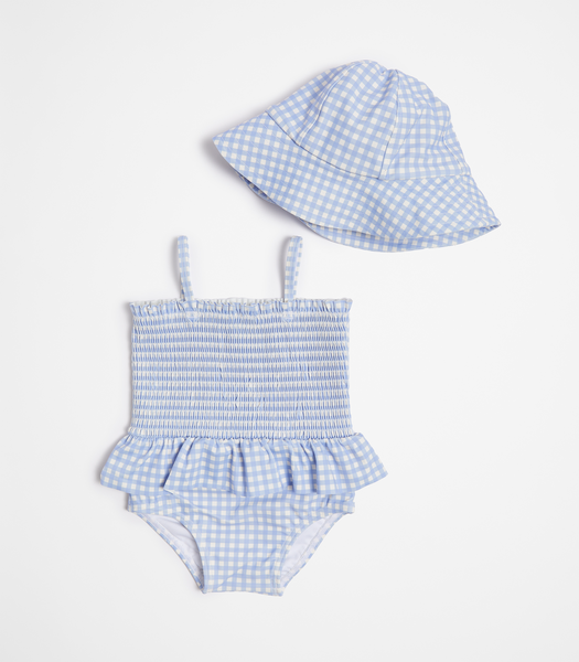 Baby Swimsuit with Hat Set | Target Australia