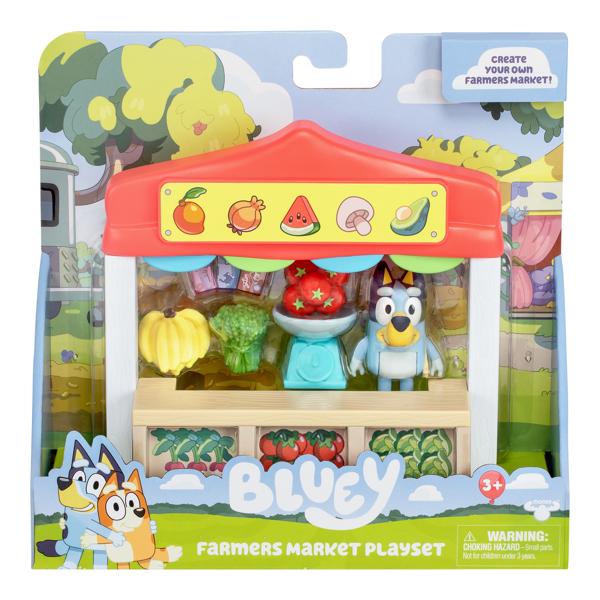 Bluey Ice Cream Shop Playset, Bluey Farmers Market Playset Assorted* Target Australia