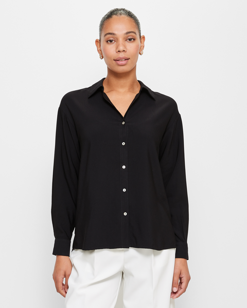 Long Sleeve Washed Shirt - Preview | Target Australia