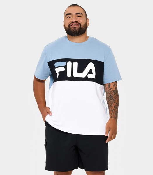 Plus Size Enzo Spliced T-Shirt - Fila | Target Australia