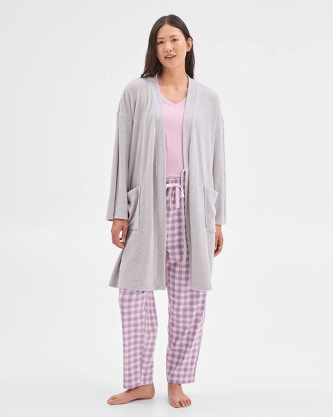 Cosy Short Sleep Robe - Grey | Target Australia