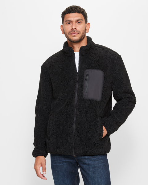 Teddy Zip Thru Jacket | Target Australia