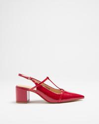 Red Crinkle Patent