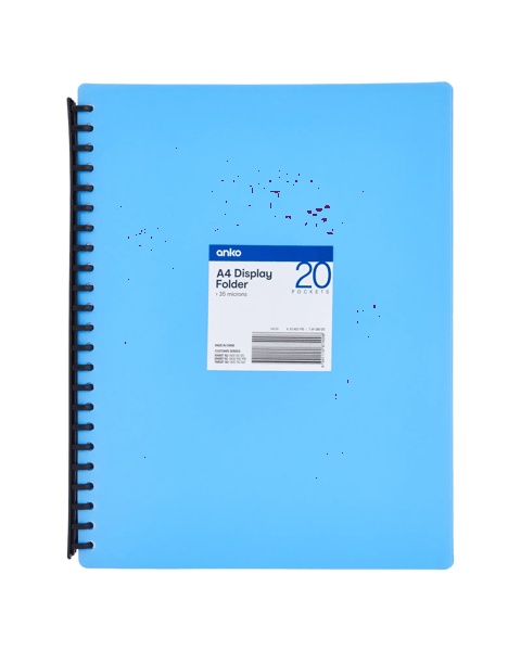 Target Text Box Folder A4 Display Folder, Teal - Anko | Target Australia