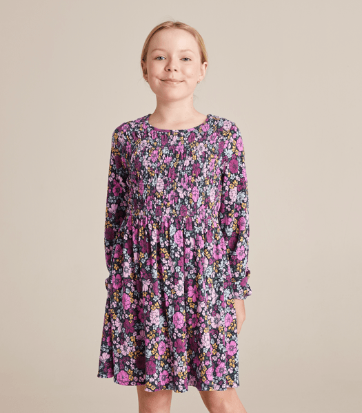 Shirred Knit Floral Dress Target Australia