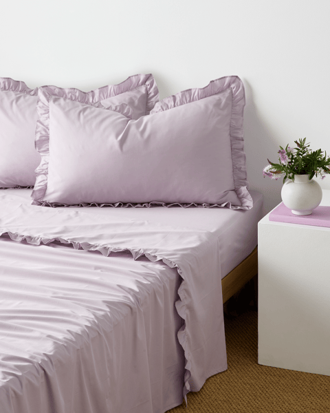 Ruffle Australian Cotton Flat Sheet | Target Australia