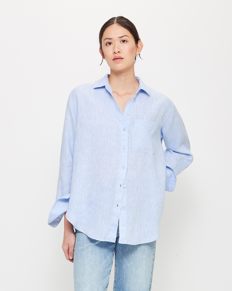 European Linen Long Sleeve Shirt | Target Australia