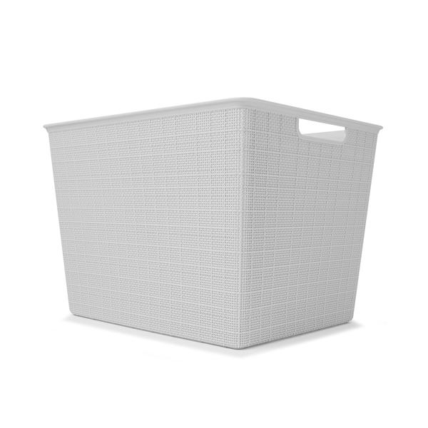 Rectangle Linen Weave Basket, 26L Anko Target Australia