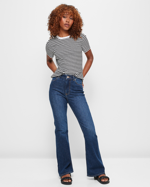 Petites Bootleg Denim Jeans - Dannii Minogue | Target Australia