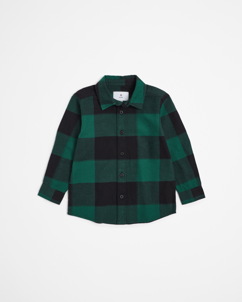 Long Sleeve Flannelette Check Shirt Target Australia