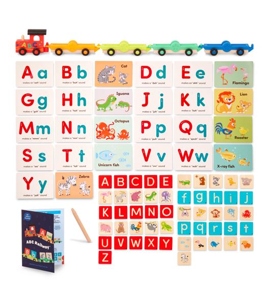 Battat Education ABC Railway Alphabet Learning Train Set Target Australia