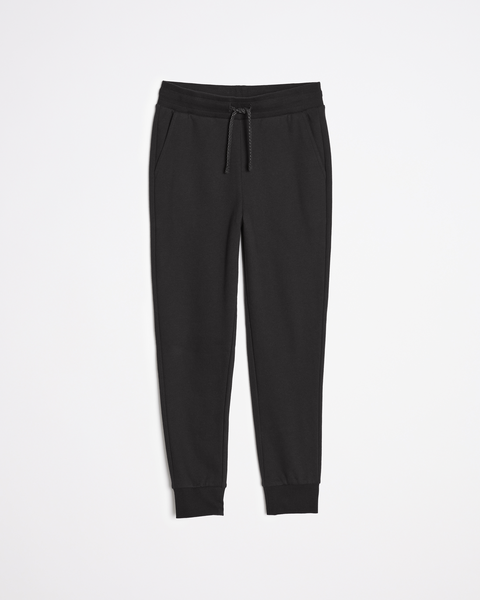 Slim Fit Basic Fleece Trackpants - Black | Target Australia