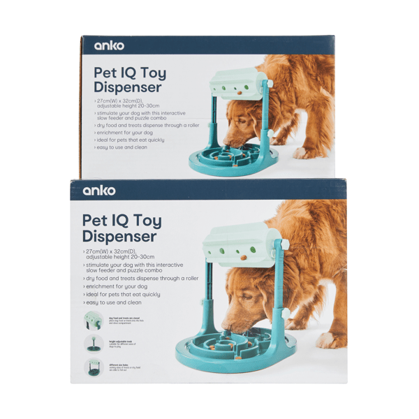 Dog Feeder Plush Toy Dog Frisbee Kmart Pet IQ Toy Wobble Disc Anko