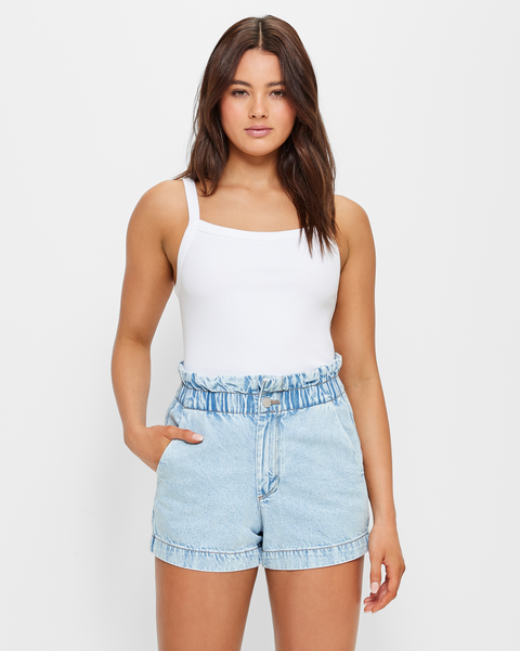 High Rise Paperbag Denim Shorts Lily Loves Target Australia