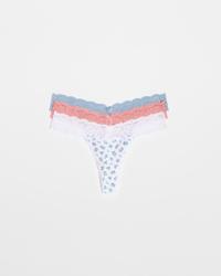 Blue Ditsy Floral/Pink/Blue