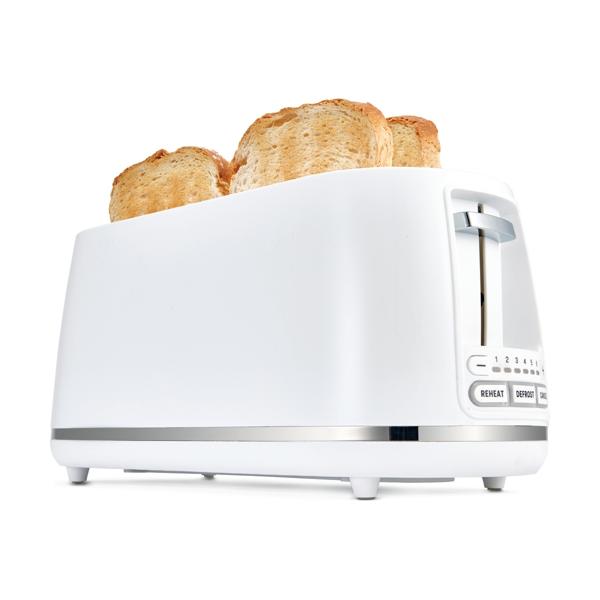 4 Slice Long Slot Toaster, White Anko Target Australia