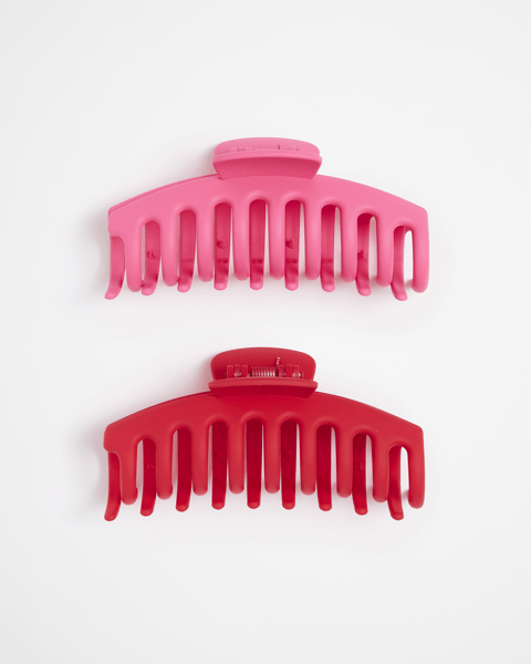 2 Pack Round Claw Hair Clips Target Australia