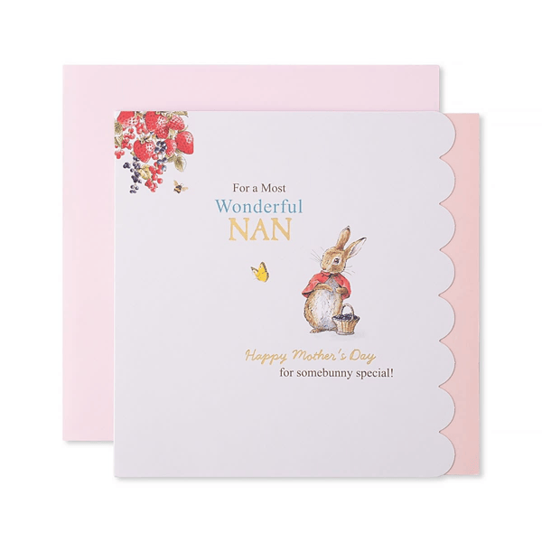 Hallmark Peter Rabbit Mother's Day Card - For A Most Wonderful Nan ...