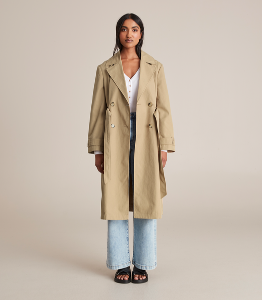 Twill Trench Coat | Target Australia