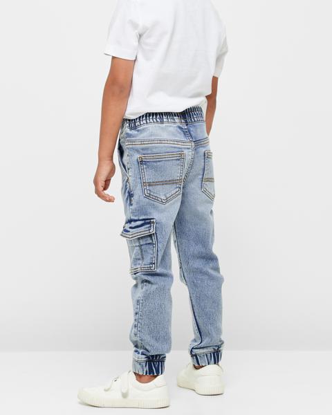Wonder Denim Cargo Jogger Jeans | Target Australia
