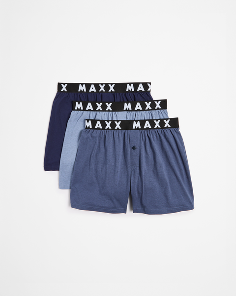 3 Pack Knit Boxer Shorts - Maxx