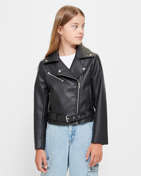 PU Biker Jacket | Target Australia